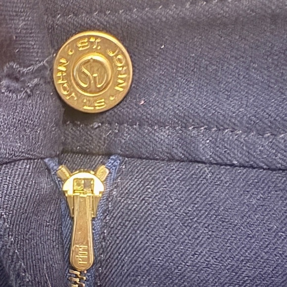 St. John Sport Classic Navy Blue Straight Leg Pant, Womens size 4 - Picture 6 of 10